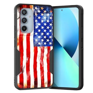 Imagem de KJFHDJFDH Capa para Galaxy S25 FE, camada dupla, híbrida, resistente, resistente, à prova de choque, PC rígido + capa protetora de silicone macio para Samsung Galaxy S25 FE de 6,7 polegadas 2025