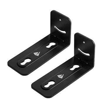 Imagem de Suporte de áudio suporte de áudio barra longa alto-falante metal suporte de parede universal antiderrapante suporte de armazenamento de áudio suporte de alto-falante