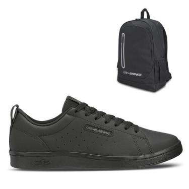 Imagem de Kit 1 Tênis Olympikus Only 2 e 1 Mochila Braze, Preto, 36