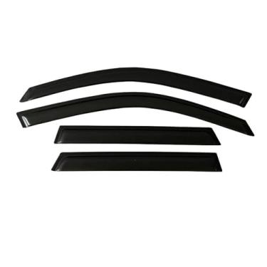 Imagem de GRJQRKHZ Defletor de janela lateral de carro para P&eugeot 306 Hatchback 1993-2000 Weathershied viseira de porta vento sol proteção chuva janela lateral defletores de vento