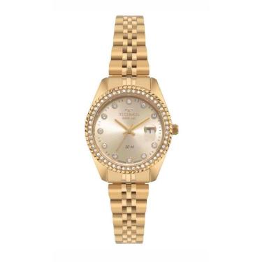 Imagem de Relógio Technos Feminino Ref: 2015cey/1x Clássico Riviera Dourado