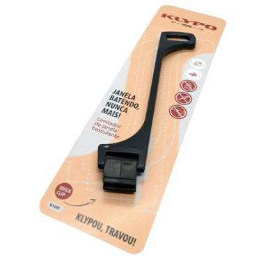 Imagem de NOVO KLYPO MAX Limitador da Abertura de Janela Basculante 18 cm, Preto