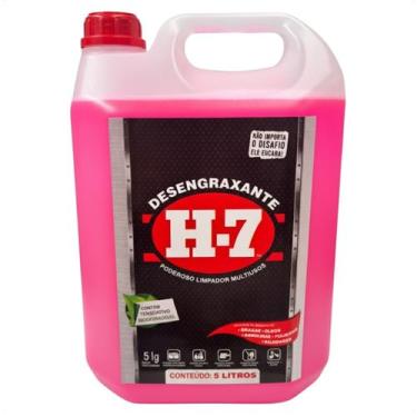 Imagem de Desengraxante H-7 Poderoso Limpador Multiuso 5 Litros Galão Limpa Tudo