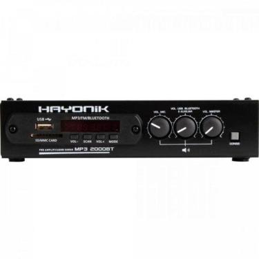Imagem de Módulo Pré-Amplificador Mp3 2000Bt C/ Gongo/Fm/Usb/Bluetooth