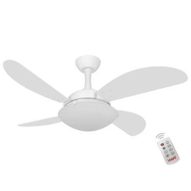 Imagem de Ventilador Ventax Uno Fly 4 Pás Branco 110V Controle Remoto