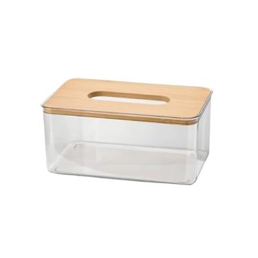 Imagem de Portalenços de papel, porta-lenços de parede, acessório para banheiro, disponível em 2 modelos (Modelo Retangulo - TRC1158)