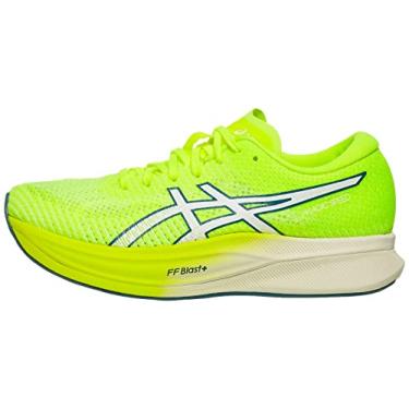 Imagem de ASICS T nis de corrida feminino Magic Speed 2, Seguran a amarelo/branco, 7