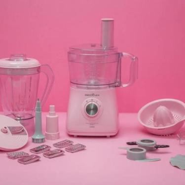 Imagem de Multiprocessador Britânia Rosa 12 em 1 Rosa 1000W - Rosa - BRITANIA, 2