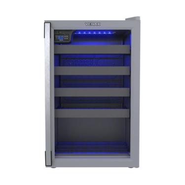 Imagem de Adega de Vinhos Venax 24 Garrafas Piubella Cinza 127V