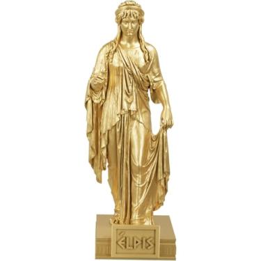 Imagem de Estátua Élpis Deusa Grega Personificação da Esperança (Cor Ouro)