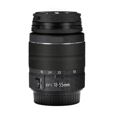Imagem de EFS 18-55 3.5-5.6 Adesivo de lente de câmera para Canon EF-S 18-55 mm F3.5-5.6 III Película protetora de vinil decalque skin (nuvens uspiciosas preto)