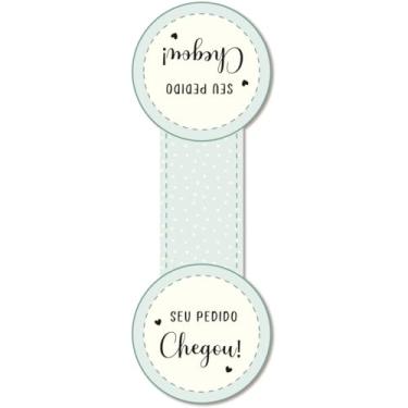 Imagem de Etiqueta Adesiva, Packpel, Seu Pedido Chegou, 110 mm x 235 mm, Pacote com 10