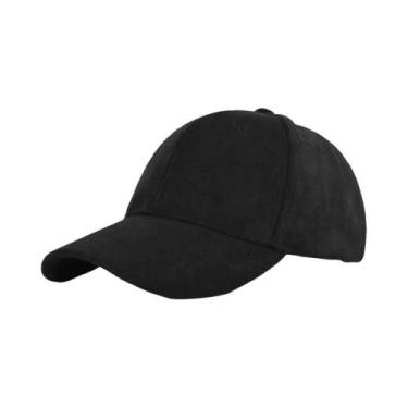 Imagem de Boné Snapback Unissex de Camurça - Estilo Retrô Hip Hop para Outono/In