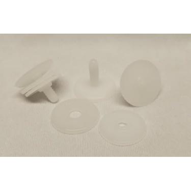 Imagem de Juntas de segurança de plástico Sassy Bears de 25 mm (10 conjuntos) para bonecos, bonecos, ursos, artesanato