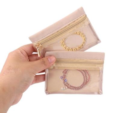 Imagem de 6un. Conjunto de Mini Bolsas Viagem para Joias, Organizadoras Joias Transparentes com Zíper Estojo Portátil Guardar Objetos Decoração Ideal para Mulheres e Meninas