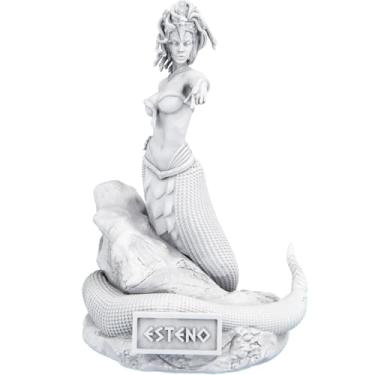 Imagem de Estátua Esteno Mitologia Grega Estatueta - Górgona - Versão 3 (Cor Mármore)