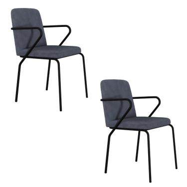 Imagem de Cadeira Bloom Fixa C-4 Pes C-braco 490x580x850 Mm C-2 Un Boucle Nuvem Boucle Nuvem