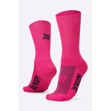 Imagem de Meia HUPI Lisa Rosa Magenta, Cor: ROSA