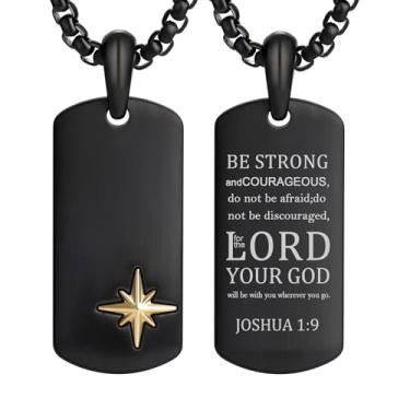 Imagem de Colar com pingente de etiqueta de cachorro para homens e mulheres meteorito/olho de tigre/ônix preto/amazonita/ametista/turquesa/lápis-lazúli/damasco/malaquita/aço inoxidável 316L com corrente de