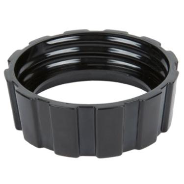 Imagem de Tolxh Tampa de rosca com base inferior preta, tampa de rosca inferior de qualidade, durável, novas peças de reposição para liquidificador Hamilton Beach