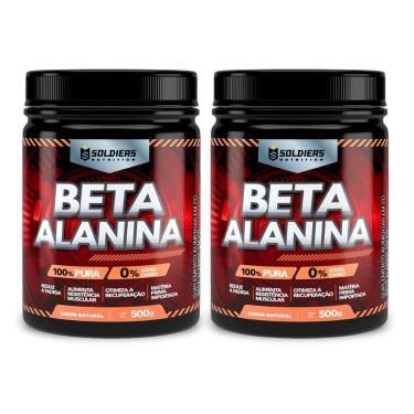 Imagem de Beta Alanina 1kg - 100% Pura Importada - Soldiers Nutrition-Unissex