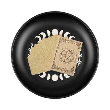 Imagem de Tigela de oração, tigela de ritual de oferta de oração | Prato de suporte religioso vintage para decoração de cerimônias, tradição de oração, simbolismo, meditação, manifestação adoração