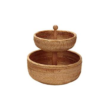 Imagem de Cestas de frutas para decoração de frutas e vegetais, suporte de frutas para cozinha, bancada, cesta de frutas, cozinha