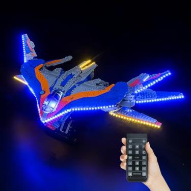 Imagem de Hilighting Upgraded Led Light Kit Compatible with Lego Guardians of The Galaxy: The Milano Building Set, RC Version Compatible with Lego 76286 (Model Not Included)