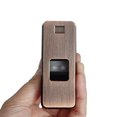 Imagem de Mini fechadura inteligente recarregável anti-roubo fechadura de porta de armário de impressão digital cofre segurança escritório doméstico gavetas sem chave armário (cor: D) (D)