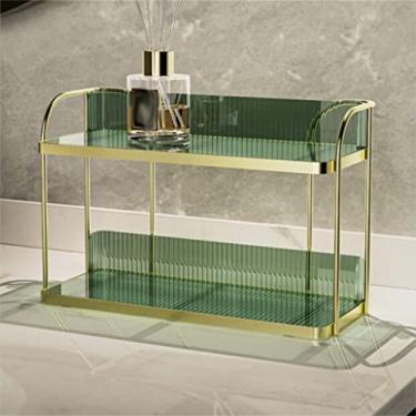 Imagem de Costic Bathroom Rack Costics Storage Shelf Desktop Hand Wash Countertop Box Storage (D Multi)