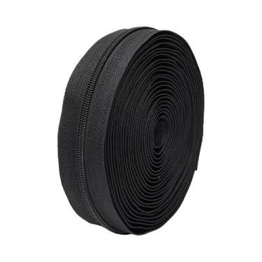 Imagem de Conjunto De Zíper De Nylon De 3mm Com 4,5 Metros E 10 Cabeçotes De Zíp