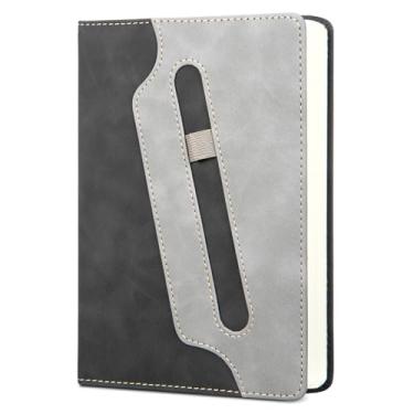 Imagem de Comix Lined Journals Notebook - 304 Pages 5.9" x 8.3" College Ruled Thick Journaling Notebooks for Women & Men, Fits for Work, Diary, Travel, School, Business, Church, Hardcover, A5, Black