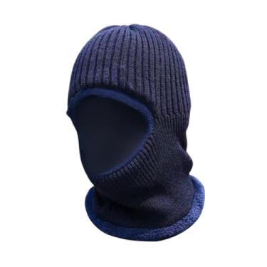 Imagem de simhoa Balaclava Máscara de Esqui Masculina Máscara Facial Quente para Esqui, Snowboard e Ciclismo no Inverno, Azul Escuro