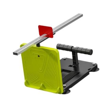 Imagem de simhoa Testador de flexibilidade com ventosas, alongador de panturrilha multifuncional, barra de abdominais, instrumento de medição de ligamentos para, Verde