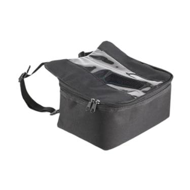 Imagem de harayaa Bolsa para guidão de motocicleta, universal, à prova d'água, para celular, fone de ouvido e tela sensível ao toque, ideal para atividades ao ar, S Vertical