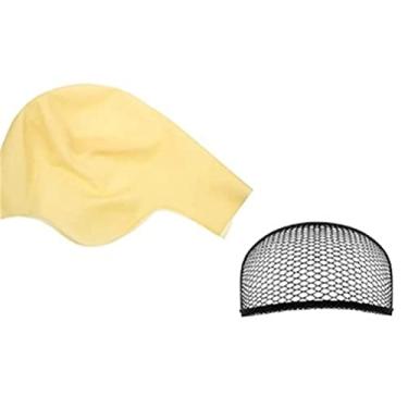 Imagem de Yinhing Tampas Carecas de Látex, Tampa de Peruca Careca Elástica para Maquiagem de Fantasia, Com Superfície Lisa para Adultos e Crianças, Festa de Halloween, Cosplay (2)