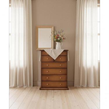 Imagem de Cômoda 80 X 1,20 X 55 - Madeira Maciça - Móveis De Gramado - Castanho