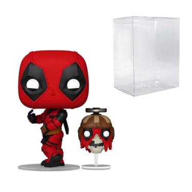 Imagem de POP! Marvel - Deadpool & Wolverine: Deadpool com Headpool #1400 com capa protetora de caixa compatível, C1400