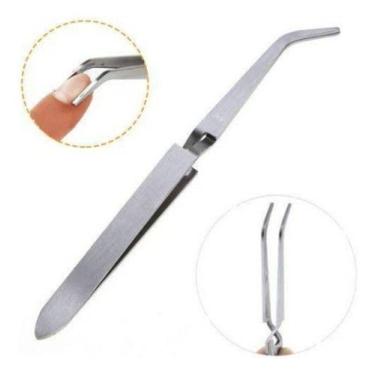 Imagem de Pinça Para Formato Curvatura C Unhas Gel Acrílico Manicure - oem