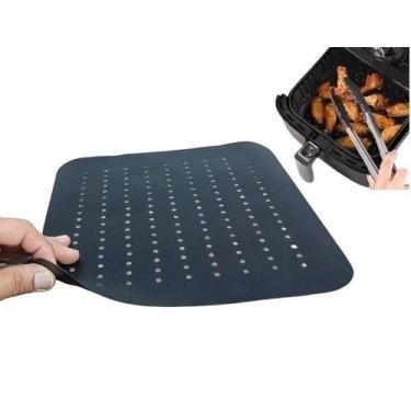 Imagem de Tapete Protetor Teflon Airfryer Jumbo 8,1L Quadrado 26Cm - MR