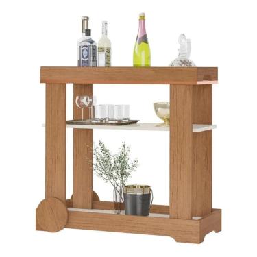 Imagem de Carrinho Bar Rose 80cm Cinamomo Artely