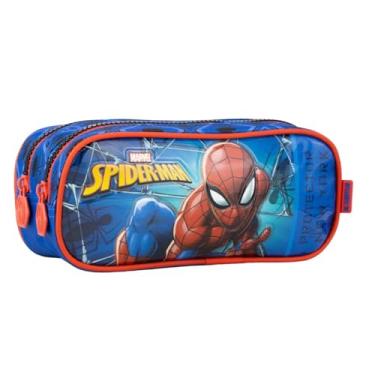 Imagem de Estojo Duplo Escolar Spider-Man X2