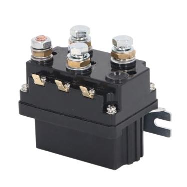 Imagem de LiebeWH Relé de Guincho, Contator Elétrico à Prova d'água de Alta Potência ATV 12V 500A Substituição de Solenóide para Guinchos UTV Baixo Consumo, Apresenta Baixo Consumo de Energia e Alta Potência