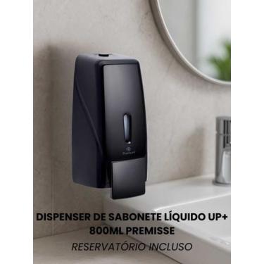 Imagem de Suporte dispenser de sabonete liquido e alcool gel saboneteira up+ com