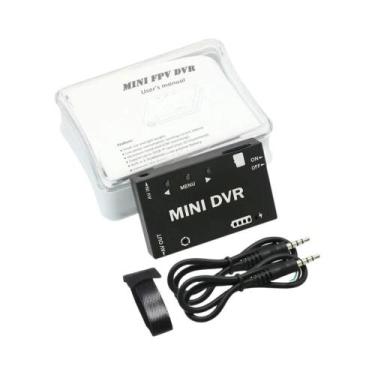Imagem de Mini Gravador DVR FPV Com Interruptor NTSC/PAL, Bateria Integrada, Mic