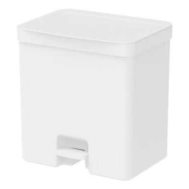 Imagem de Lixeira Com Pedal Trium 20L - Branco - Ou