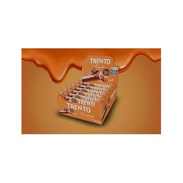 Imagem de Trento Chocolate Caramelo, Display com 16 Unidades, 464g Total, 29g Cada Unidade