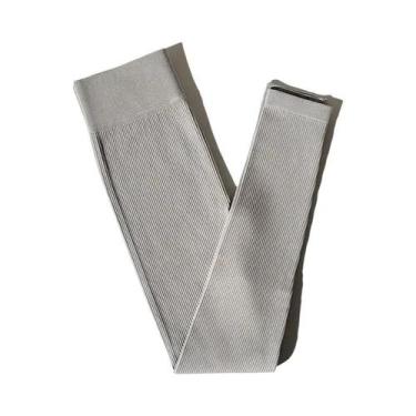 Imagem de Calças De Yoga Sem Costura De Cintura Alta Para Mulheres, Leggings De 