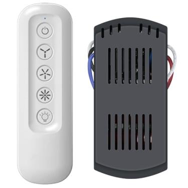 Imagem de FEKOTS Kit De Substituição Controle Remoto E Receptor Universal Para Ventilador Teto Hampton Bay Harbor Breeze 99392 99770 99813 99772 99122 99123 99600, 3 Velocidades Com Dimmer