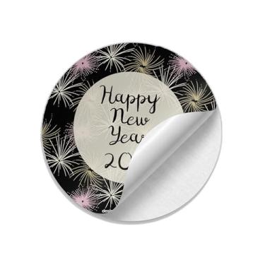 Imagem de Ladrilho Decorativo de Cerâmica Vintage Fogos de Artifício Para Ano Novo